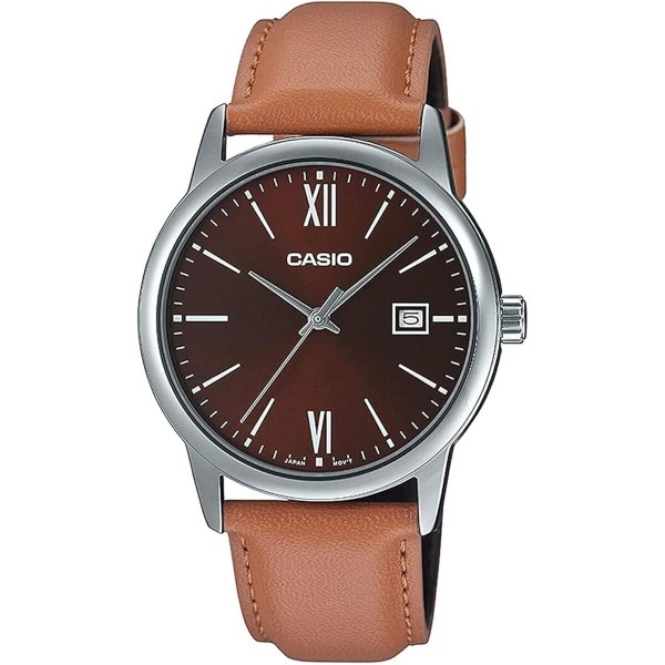 Мужские часы Casio DATE, LEATHER - BRONZE (Ø 37 mm)