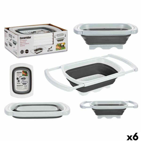 Siivilä Kinvara CH43223-4 Valkoinen Harmaa polypropeeni TPR 60 x 26 x 12 cm 39,5 x 4,5 x 26 cm (6 osaa)