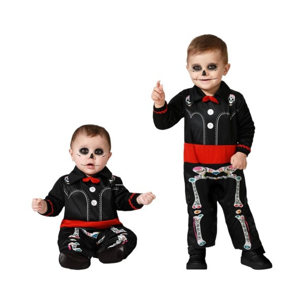 Costume for Children Skeleton 12-24 Months