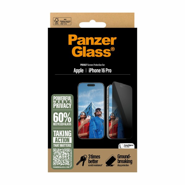 Mobiliojo telefono ekrano apsauga Panzer Glass P2862 Apple