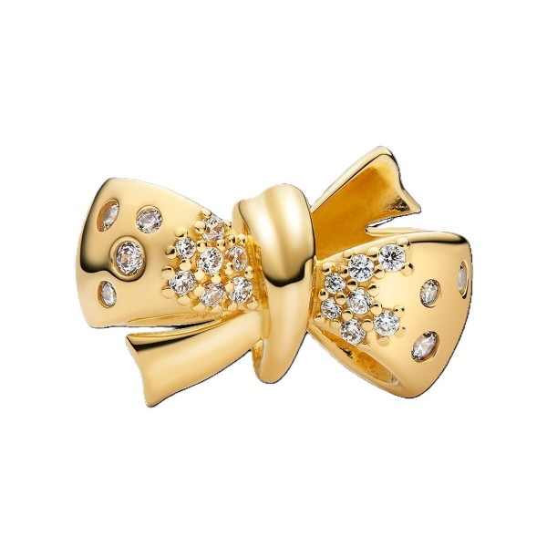 Naisten helmet Pandora 763442C01 Kullattu