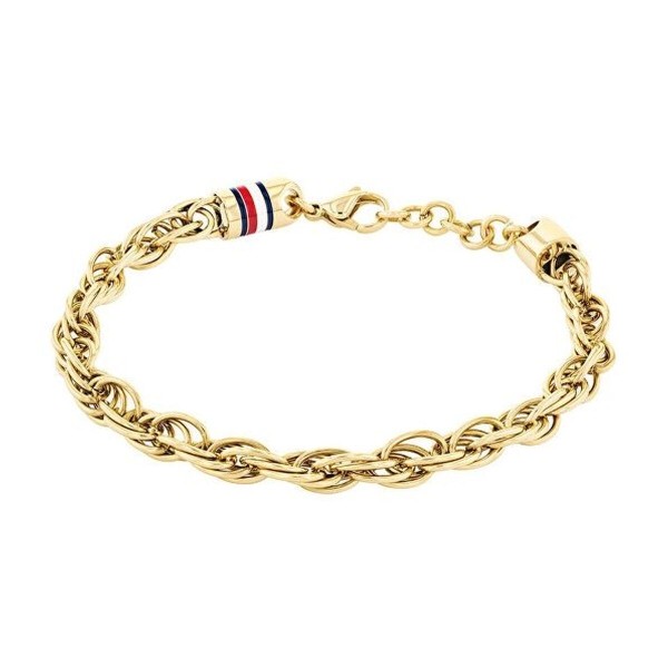 Men's Bracelet Tommy Hilfiger 2790500 Sterling silver 925 Golden
