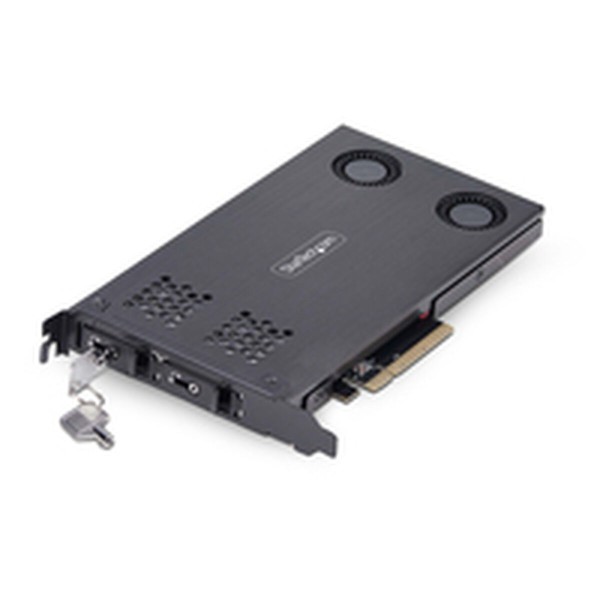 Kietojo disko adapteris Startech 2M2-REMOVABLE-PCIE Juoda