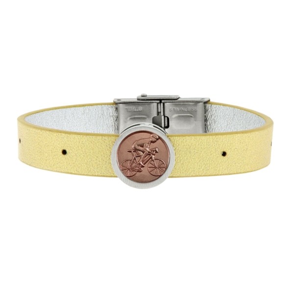 Miesten rannekorut Talent Jewels TJA-1-01-02-3-2 Keltainen