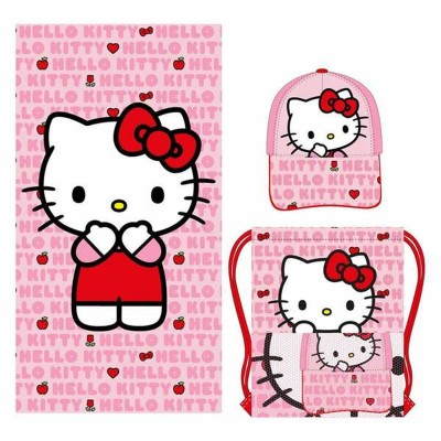 Rantapyyhe Hello Kitty Pinkki