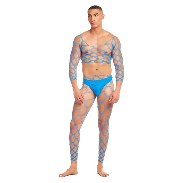 Underwear Set Rainbow Party Blue S/M