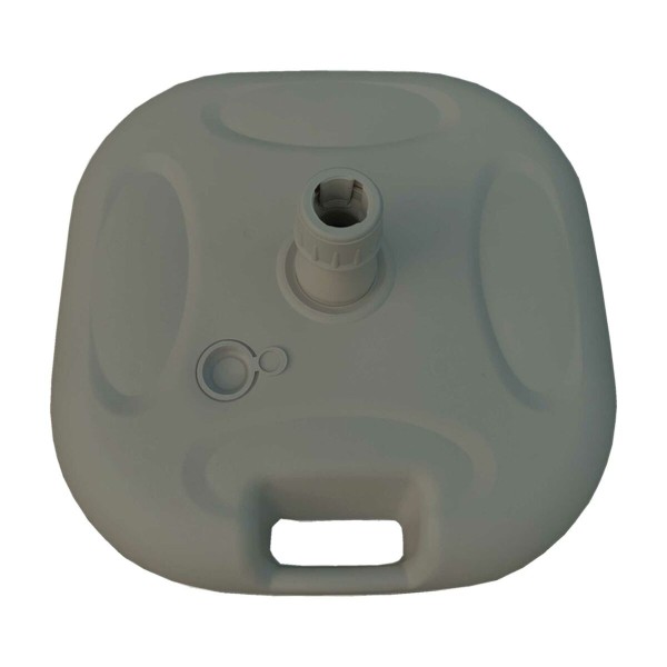 Marbueno Umbrella Base Plastic 45x45x14 cm 20L White Garden, Pool, Terrace 10500
