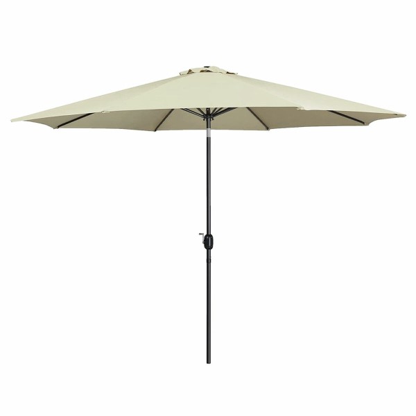 Marbueno Umbrella Steel 8 Ribs D300 cm Polyester Beige Garden, Pool, Terrace 10486