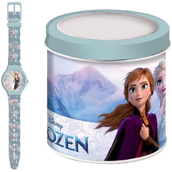 Pikkulasten kellot Frozen FROZEN 2 - TIN BOX Ø 33 mm