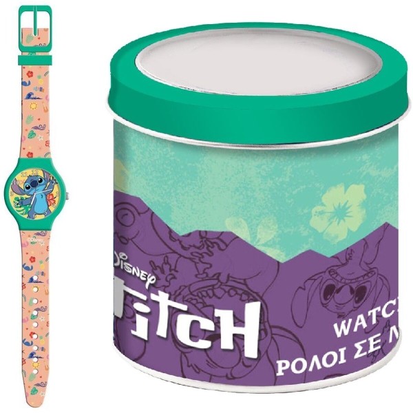 Pikkulasten kellot Lilo & Stitch LILO & STITCH - TIN BOX Ø 33 mm