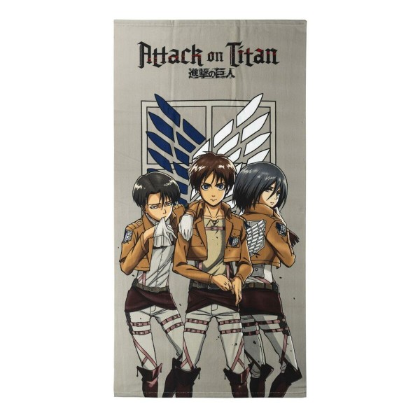 Pludmales dvielis Attack on Titan 70 x 140 cm