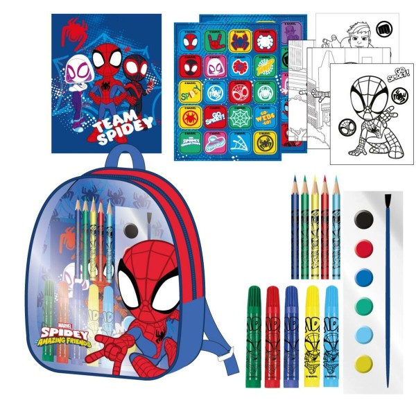 Child's Drawing Rucksack Spidey Sininen 22,0 x 23,0 x 7,0 cm
