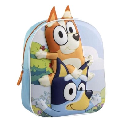 3D School Bag Bluey Blue