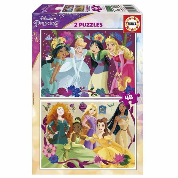 Dėlionė Educa Disney Princess 2 x 48