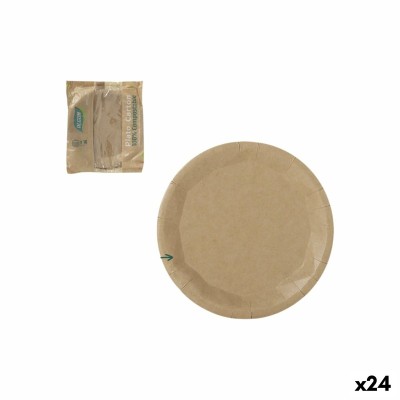 Plate set Algon Brown 22 cm...