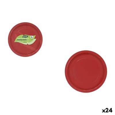Plate set Algon Red 20 cm...