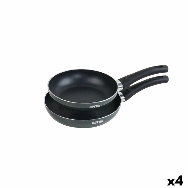 Pannu komplekts Quttin Alumīnijs 24 cm 2 Daudzums (4 gb.)