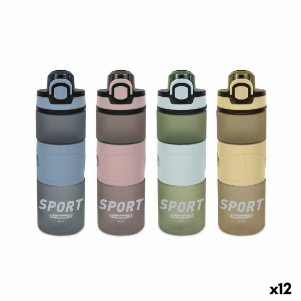 Vandens butelis Bewinner 500 ml 0,5 L 7 x 20,5 cm (12 vnt.)