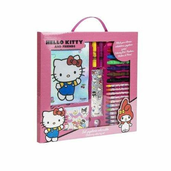 Toimistotarvikesetti Hello Kitty Pinkki