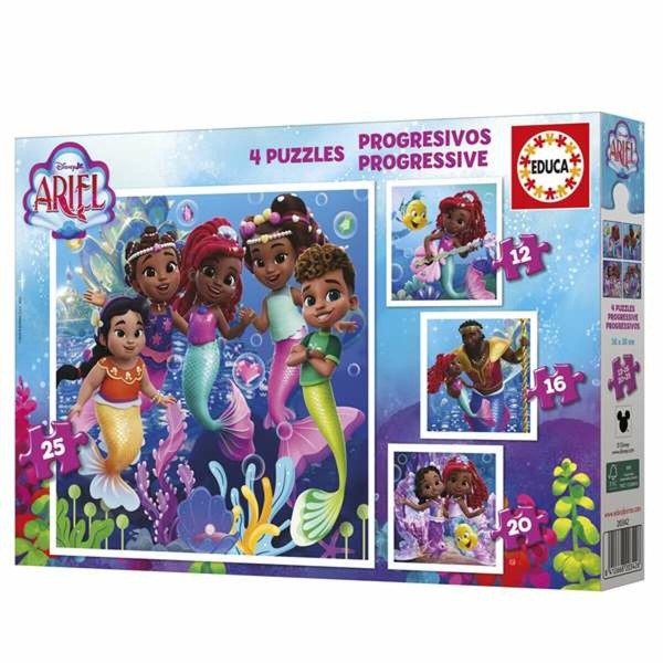 4-Puzzle Set Educa Ariel
