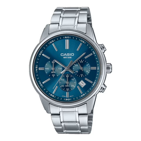 Men's Watch Casio CHRONO DATE - BLUE (Ø 41 mm)