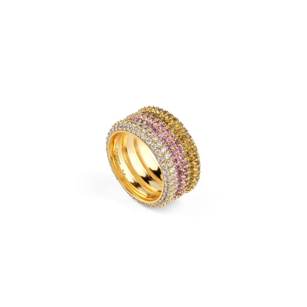 Ladies' Ring Guess JUBR05140JWYGPK56 16 Golden