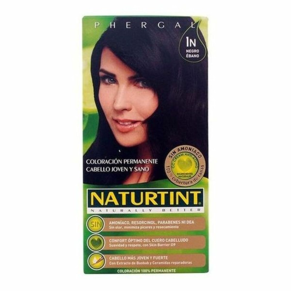 Krāsa bez Amonjaka Naturtint Naturtint Naturtint N Melnkoka Melns 170 ml