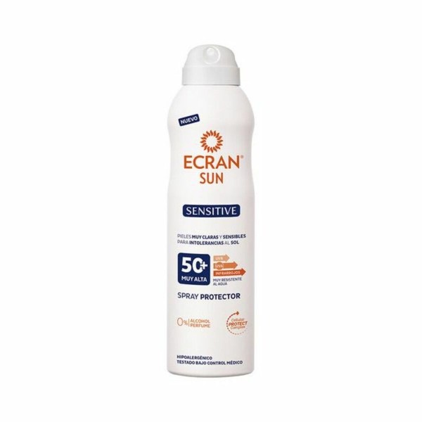 Suihke aurinkosuoja Sensitive Ecran SPF 50+ (250 ml) 50+ (250 ml)