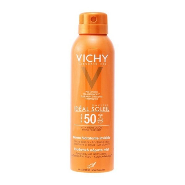 Sauļošanās krēms izsmidzināms Capital Soleil Vichy Spf 50 (200 ml) 50 (200 ml)