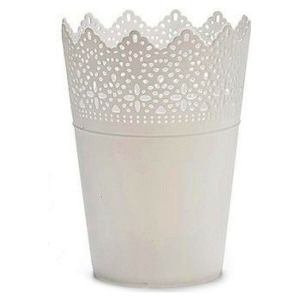 Planter Ibergarden White Plastic 15 x 18 x 15 cm