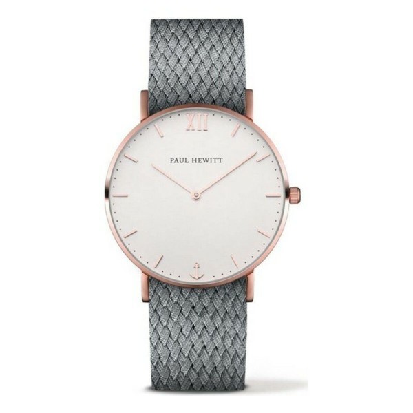 Abiejų lyčių laikrodis Paul Hewitt PH-SA-R-St-W-18M (Ø 39 mm)