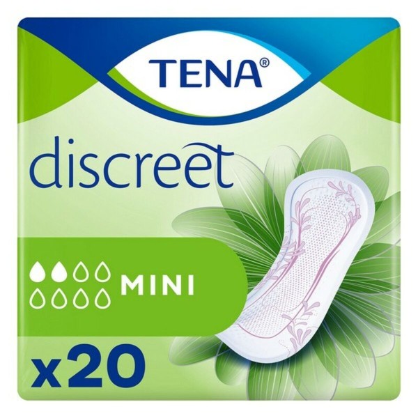 Įklotai nuo pratekėjimo Tena Discreet Mini 20 vnt.