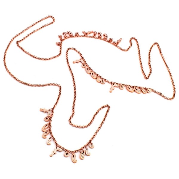 Naiste Kaelakee Folli Follie 3N13T022RC 80 cm