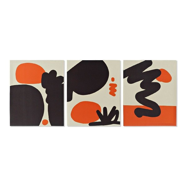 Maal DKD Home Decor Circle Art Abstraktne Kaasaegne (40 x 1,8 x 50 cm)