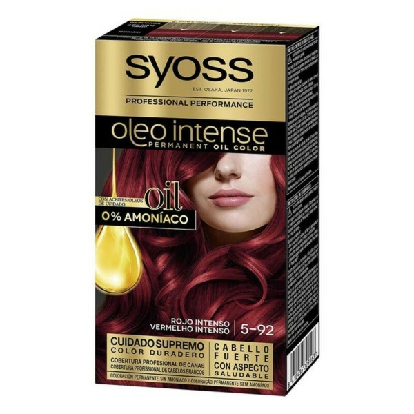 Ilgalaikiai dažai Syoss Olio Intense Be amoniako Nº 5,92 Sodrus rusvas