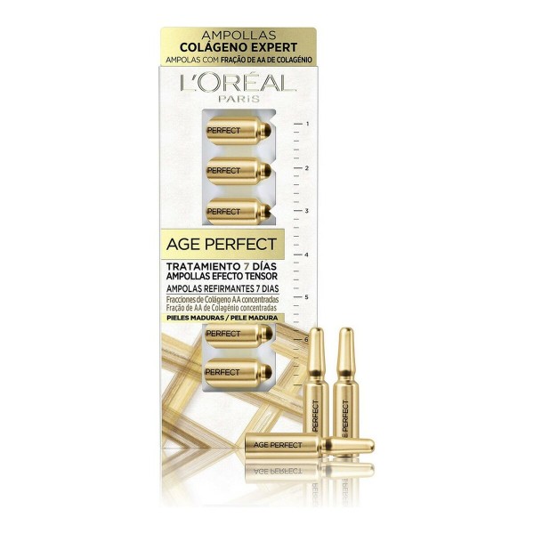 Pinguldavad ampullid Age Perfect L'Oreal Make Up Age Perfect (7 Ühikut) (7 uds)