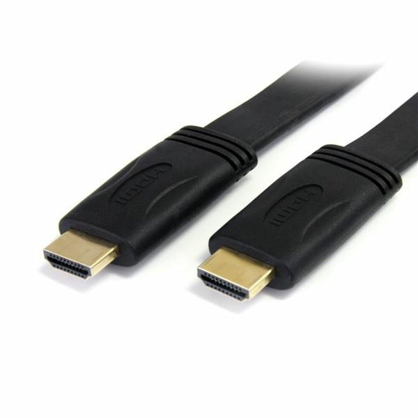 HDMI kabelis Startech HDMM5MFL Juoda 5 m