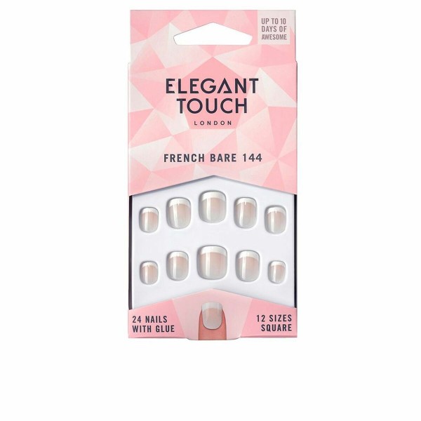 Dirbtiniai nagai Elegant Touch French Xs 24 Dalys (24 uds)
