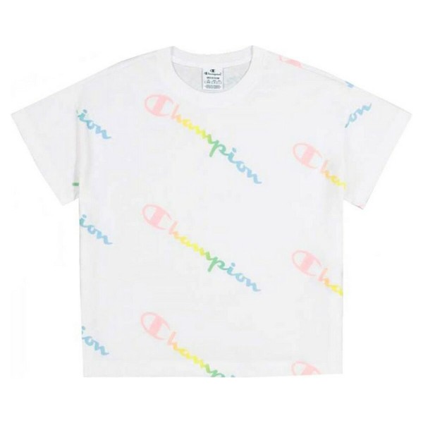 Футболка с коротким рукавом мужская Champion Crewneck Croptop Размер L Белый