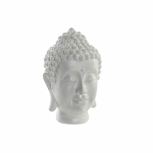 Dekoratiivkuju DKD Home Decor Buddha Valge Vaik (20 x 20 x 30 cm)