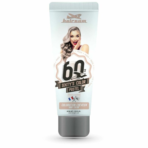 Полуперманентное окрашивание Hairgum Sixty's Color Персик (60 ml)