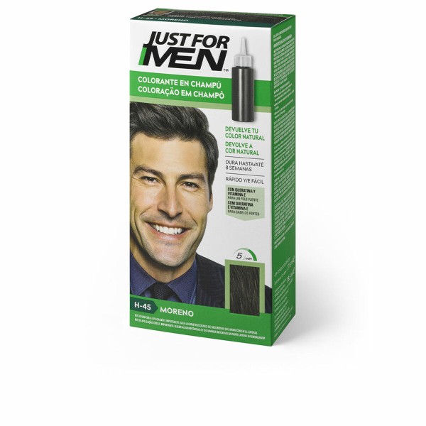 Krāsojošs Šampūns Just For Men Colorante Brunete 30 ml