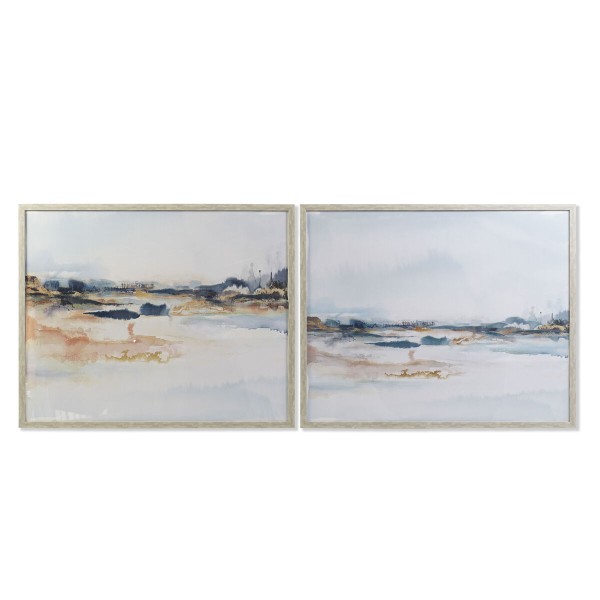 Paveikslas DKD Home Decor Abstraktus Šiuolaikiškas (104 x 4 x 83,5 cm) (2 vnt.)