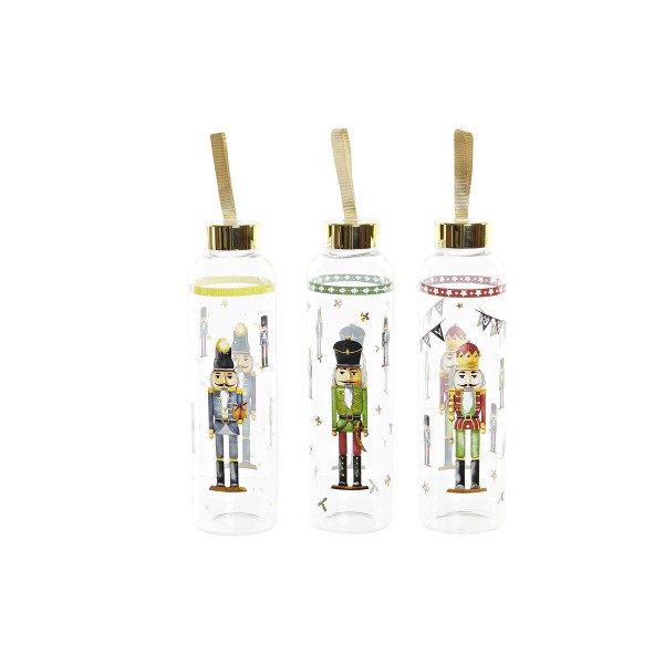 Bottle DKD Home Decor Nutcracker Crystal PVC (550 ml) (3 Units)