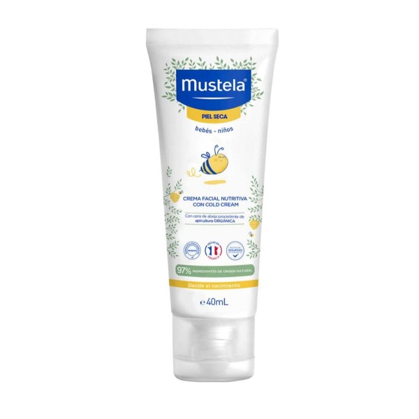 Ravitseva kasvovoide Mustela Cold Cream Pojat Vauvat (40 ml)