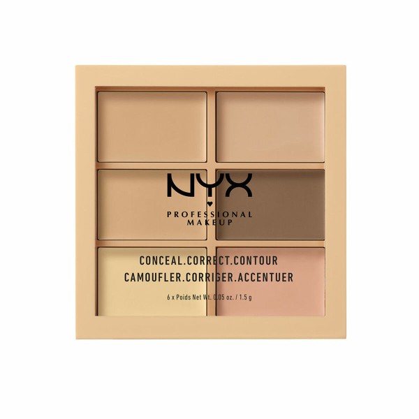 Meikkisetti NYX Conceal Correct Contour 6 x 1,5 g Kuormalava 1,5 g