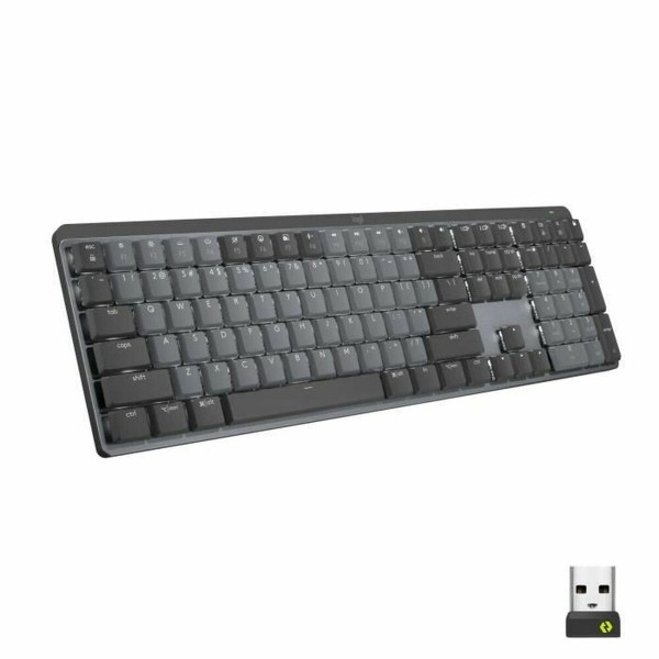 Klaviatūra Logitech MX Mechanical USB Grafīts Aizmugurgaismojums Bezvadu AZERTY