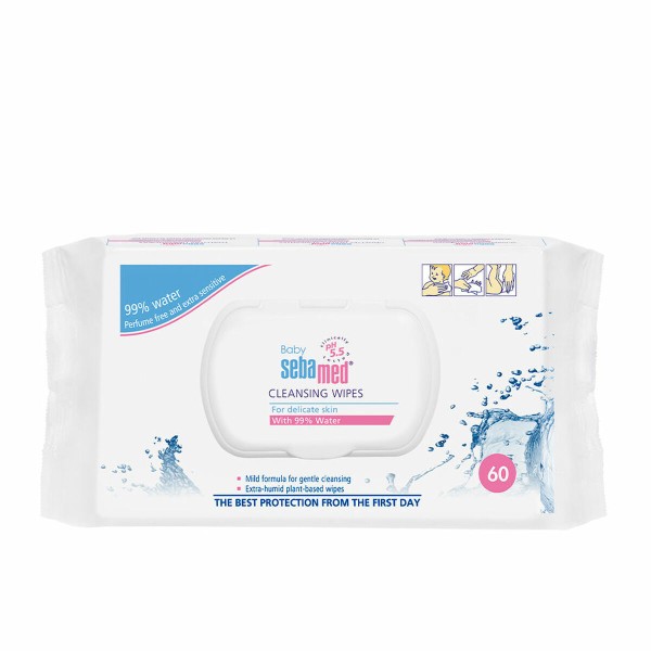 Влажные салфетки Sebamed (60 штук)