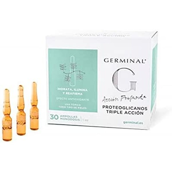 Procedūra veidui ir kaklui nuo senėjimo Germinal Acción Profunda Proteoglicanos 30 x 1 ml