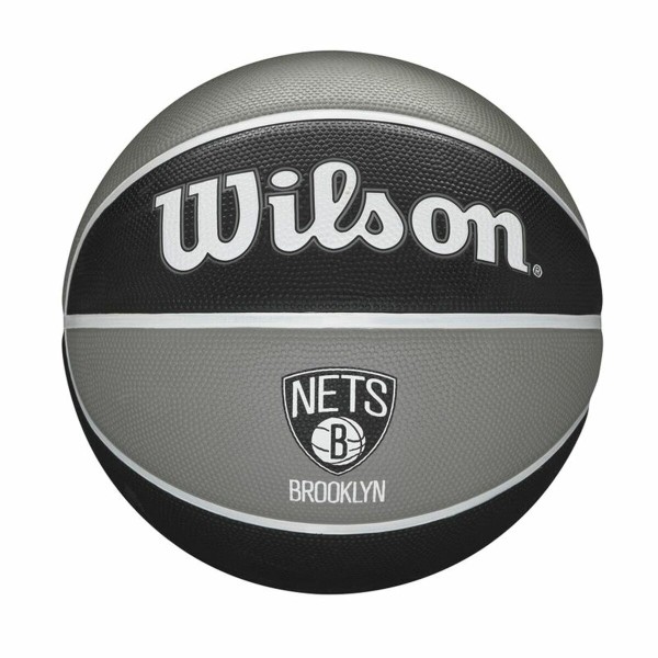 Basketbola bumba Wilson Nba Team Tribute Brooklyn Nets Melns Gumijas Viens izmērs 7